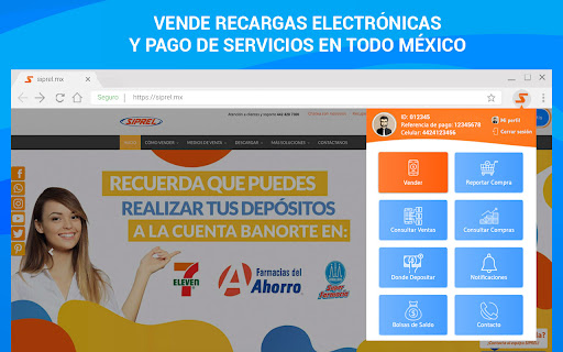 siprel.mx - Recargas Electronicas y Servicios