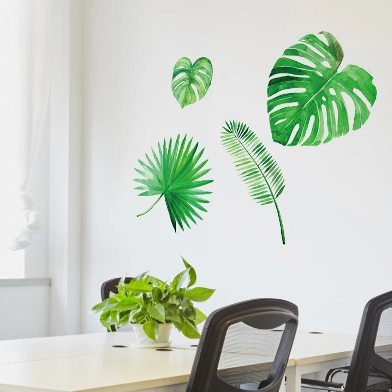 Leaf decoration removable stickers