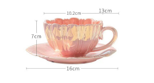 Title 2, Delicate Afternoon Tea Ceramic Cup and Plate se...
