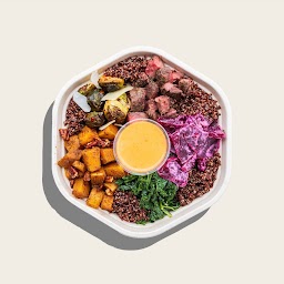 Seasonal Grain Bowl with Steak