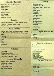 Nila Mehta Snack menu 2