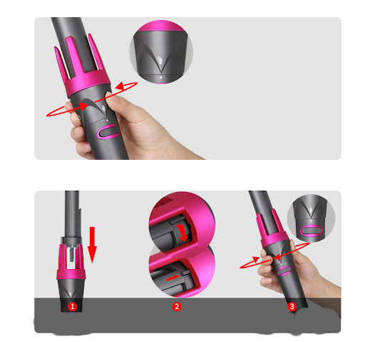 Title 8, Creative Portable Three-in-one Automatic Curlin...
