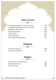 Ravi Mehra's Delhi Hotel menu 7