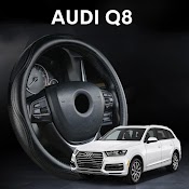 Bọc Vô Lăng Ô Tô Audi Q8 Cao Cấp | Da Thật Khâu Tay - Mã Persha