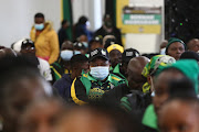 Delegates listen attentively as the election results are read out at the ANC conference in Limpopo.