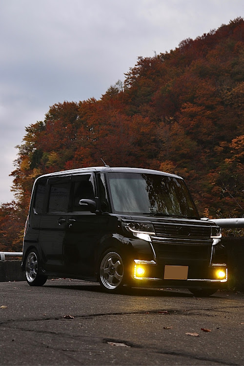 タントカスタムのla610s・la600s・愛車撮影・秋のドライブに関するカスタム事例の投稿画像3枚目