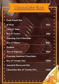 Zi & Zo Chocolatier menu 4