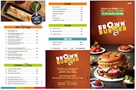 Brown Burger menu 3
