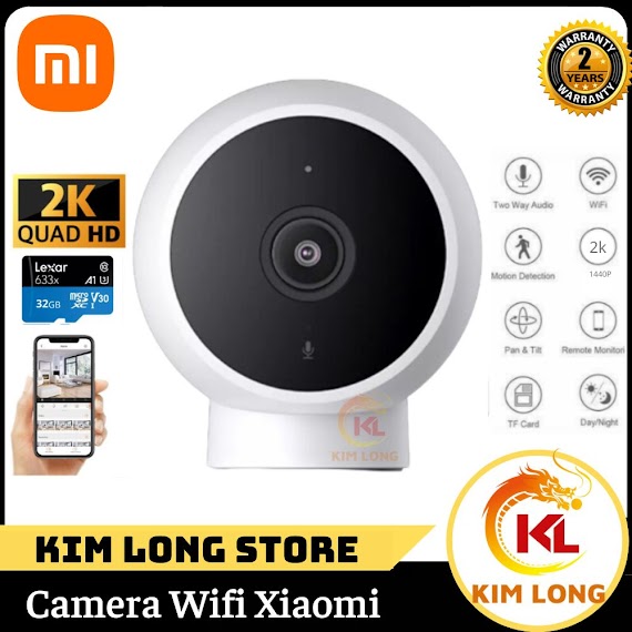 Camera Wifi Xiaomi Ngoài Trời 2K Góc Rộng Siêu Nét Chống Nước Ip67 Hỗ Trợ Đàm Thoại 2 Chiều Cảnh Báo Chuyển Động Ip