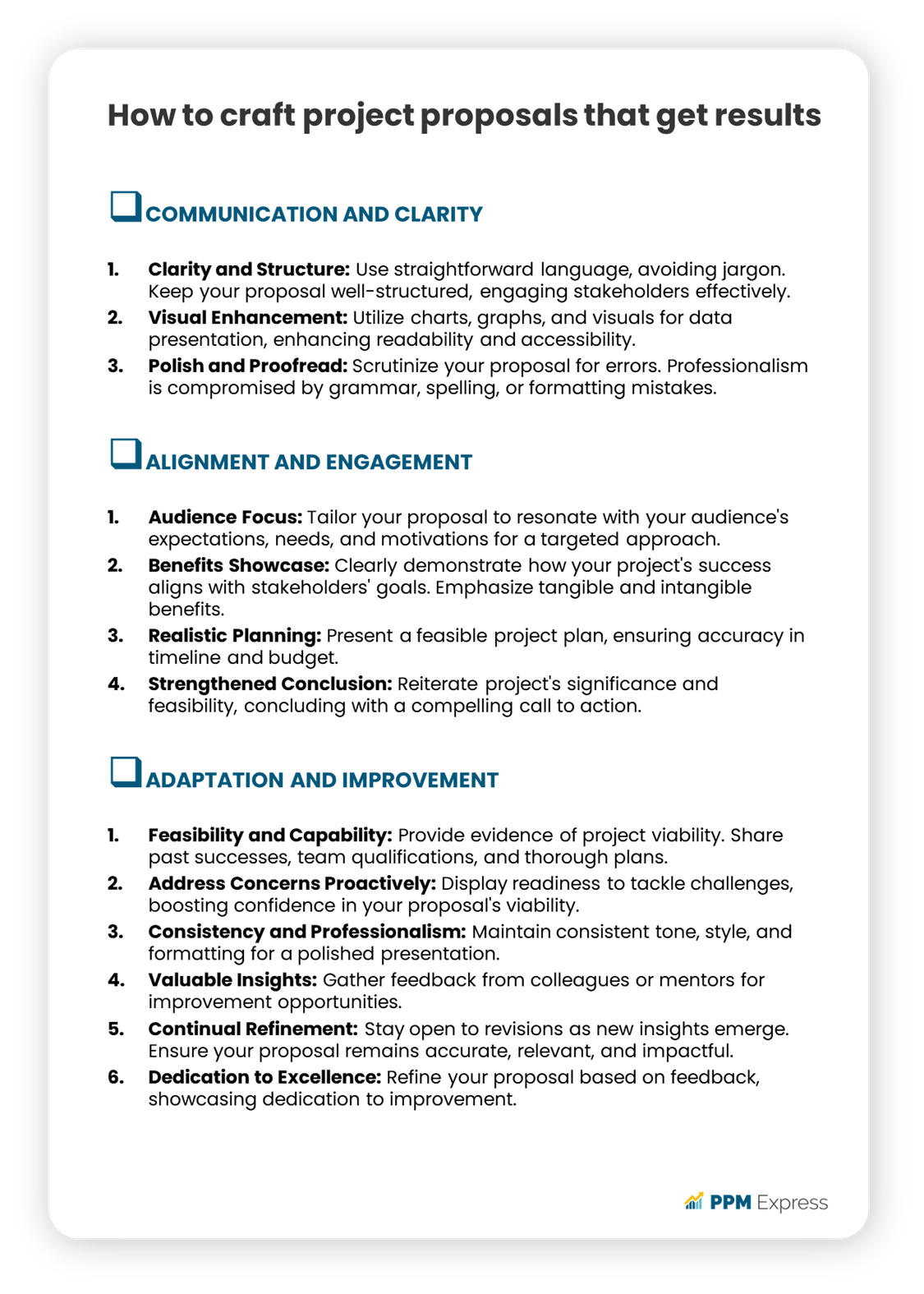 How to create a project proposal that get results