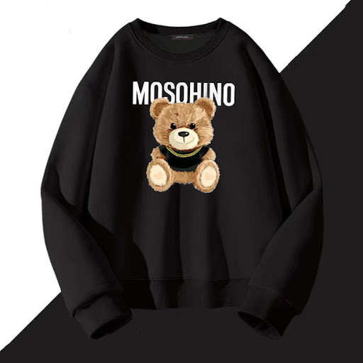 Title 2, Bear Printed All-matching Couples Tops