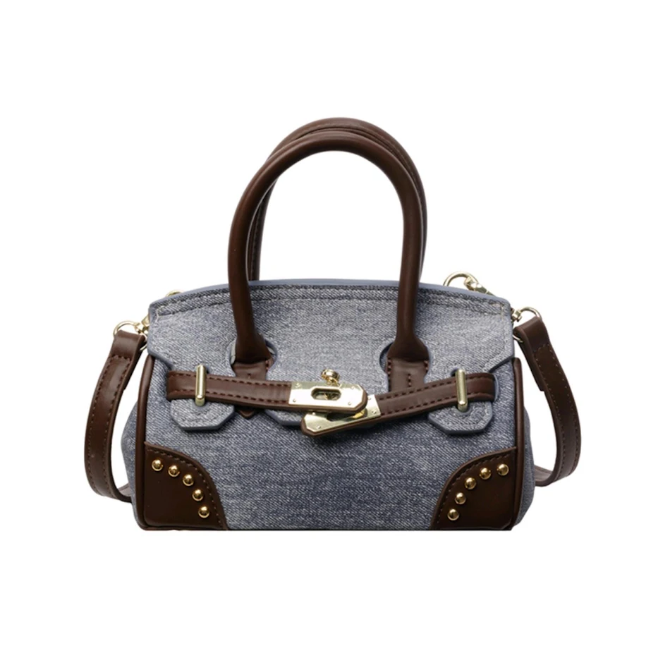 Popüler Retro Moda Taşınabilir İşe Gidiş Geliş Çantası Klasik Tasarım Günlük Kullanım ve Temel Eşyaları Taşımak İçin Mükemmel