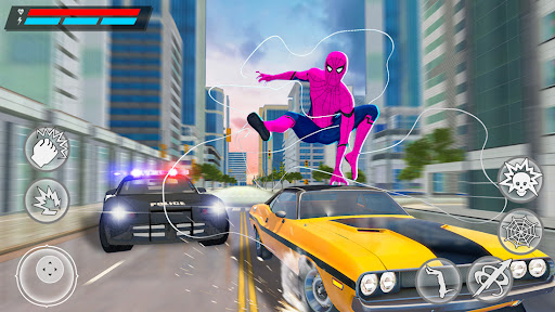 Spider Rope Hero: Superhero Gangster Fighting