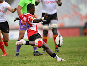 Sanele Nohamba of the Fidelity ADT Lions during the Currie Cup, Premier Division match between Toyota Cheetahs and Fidelity ADT Lions at Toyota Stadium on May 13, 2023 in Bloemfontein.