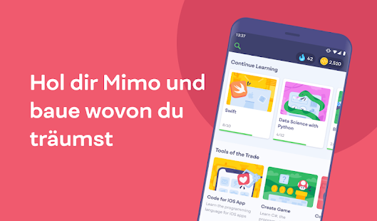 Mimo: JavaScript/Python/HTML programmieren lernen Screenshot