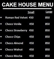 Cake House menu 3