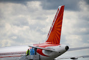 An Air India Airbus A320 plane is seen at the Boryspil International Airport upon arrival, amid the coronavirus outbreak outside Kiev, Ukraine May 26, 2020.