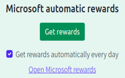 Microsoft automatic rewards