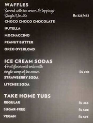 Love Ice Cream menu 8