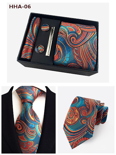 Title 29, Mens Paisley Tie, Pocket Square, Cufflinks and...