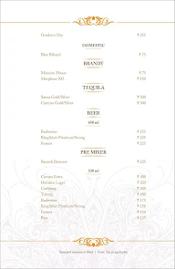 Sanadige - Goldfinch Hotel menu 3