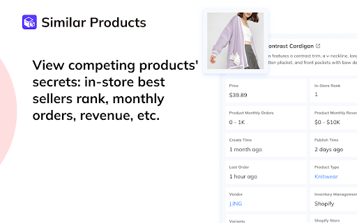 Similar Shopify Products by SimplyTrends.co