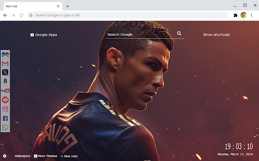 Cristiano Ronaldo CR7 Wallpapers New Tab