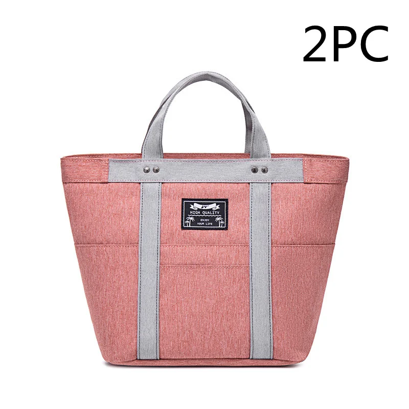 Sac isotherme familial, boîte à déjeuner épaissie en feuille d'aluminium, pour repas chauds et pique-niques