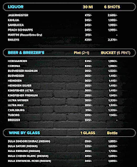 Walkman Bar menu 6