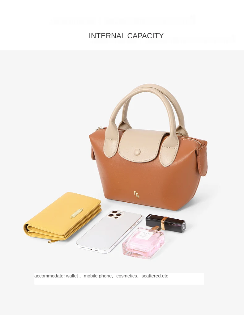 Title 7, Handtas dames mode trend "Dumpling Bag" grote c...