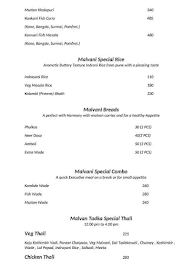 Malvan Tadka menu 5