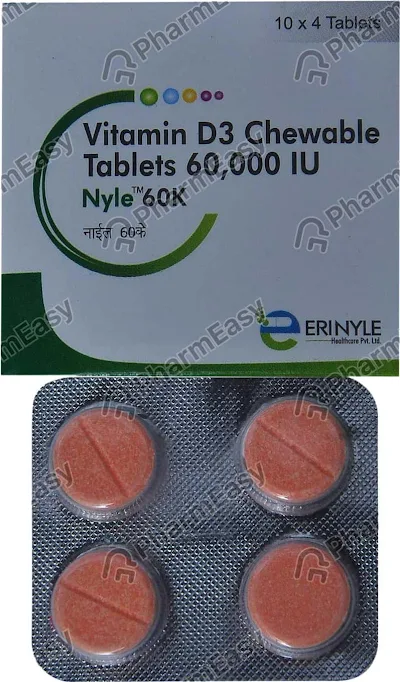 Nyle 60K Chewable Tablet 10's