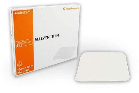 Allevyn thin 10x10 cm/5