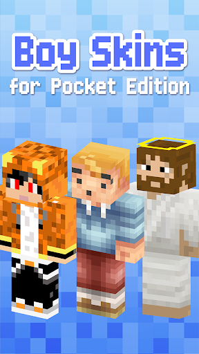 Boy Skins for Minecraft PE