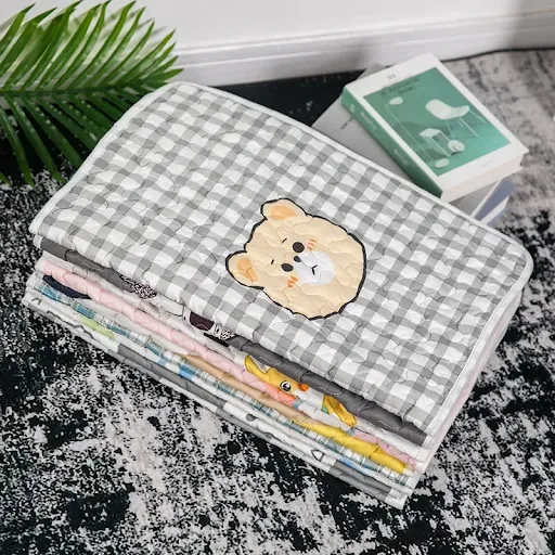Soft Dog Blanket Mat Pet Sleeping Blanket for Dogs Cats Breathable Cushion Reusable Washable Training Pee Pads Travel Ca