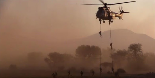 Screengrab from video of SA Airforce Image: Youtube