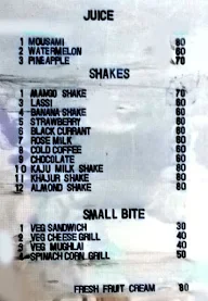 Y Not Juice menu 2