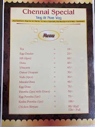 Chennai Special menu 2