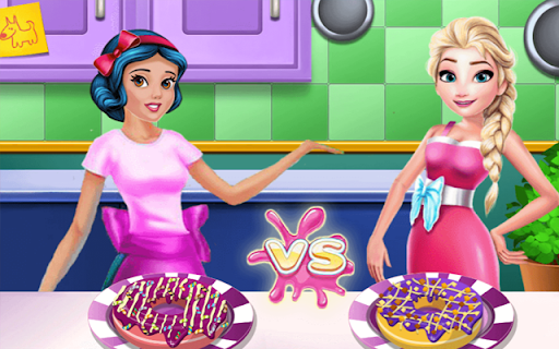 Princesses Cooking Contest Game