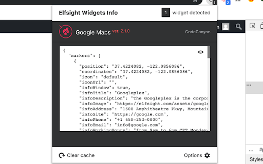 Elfsight Widgets Info