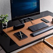 Thảm Da 80X40Cm Deskpad Tấm Lót Bàn Làm Việc Đủ Màu