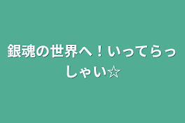 銀魂の世界へ！いってらっしゃい☆