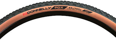 Donnelly Sports PDX Tire - 700x33, Tubeless, Black/Tan, 120tpi alternate image 0