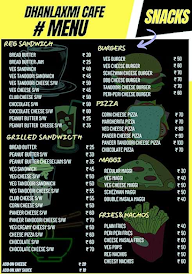 Dhanalaxmi Snacks menu 1