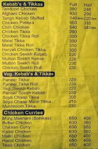 Kebab & Curries menu 2