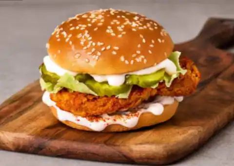 Crispy Masala Chicken Burger