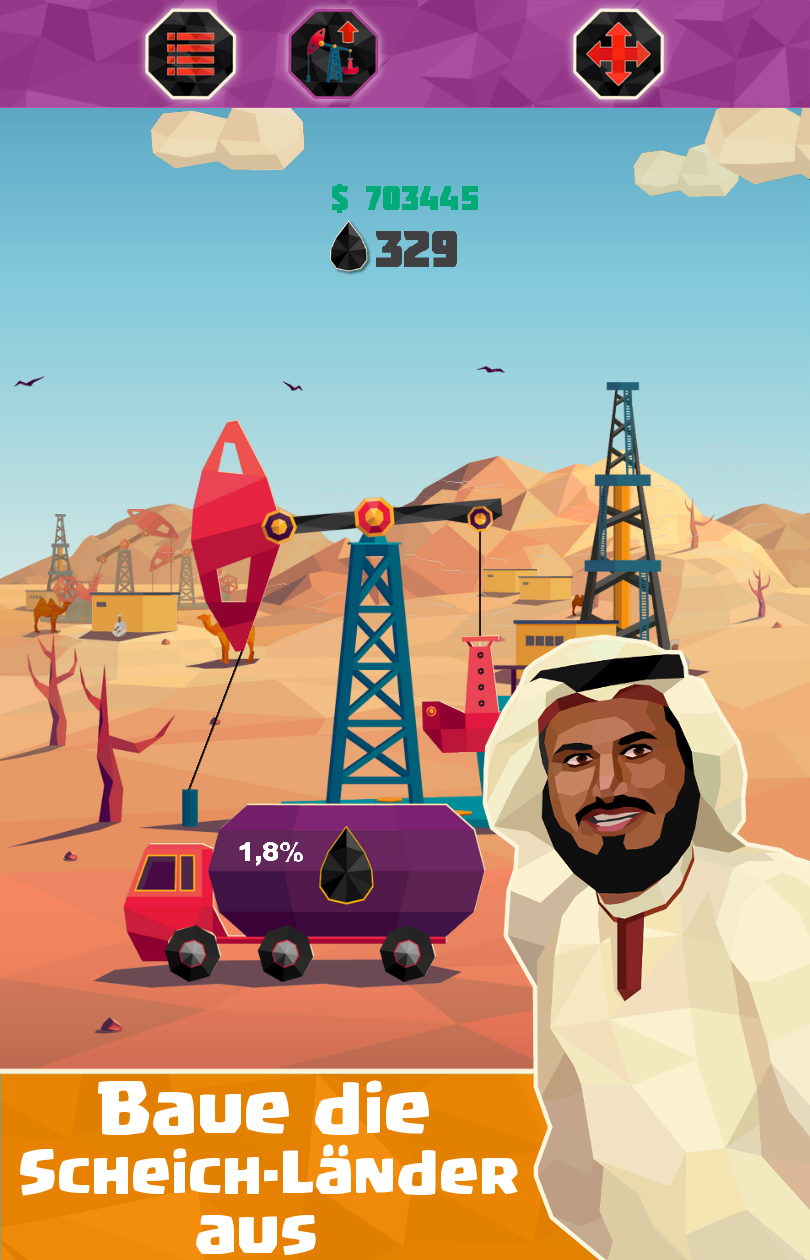Android application Oil Tycoon: Gas Idle Factory screenshort