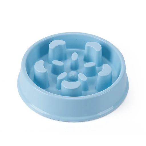 Pet Slow Food Bowl Small Dog Choke-proof Bowl Non-slip Slow Food Feeder Dog Rice Bowl Pet Supplies Available for Cats an