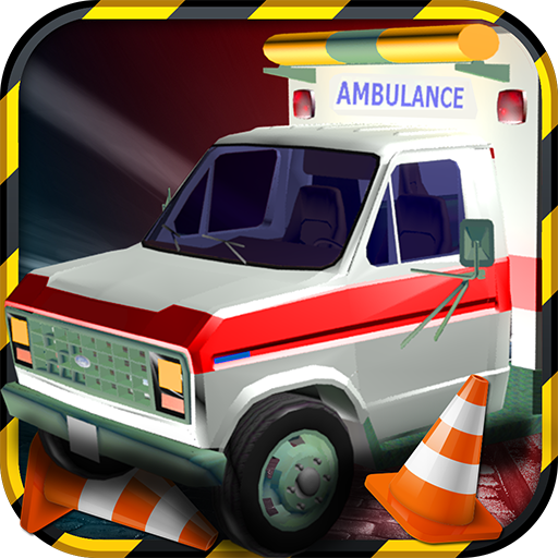 stationnement d'ambulance 3D icon