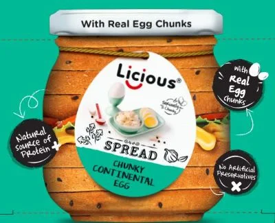 Licious Chunky Chicken Continental Egg Spread 200 Gm